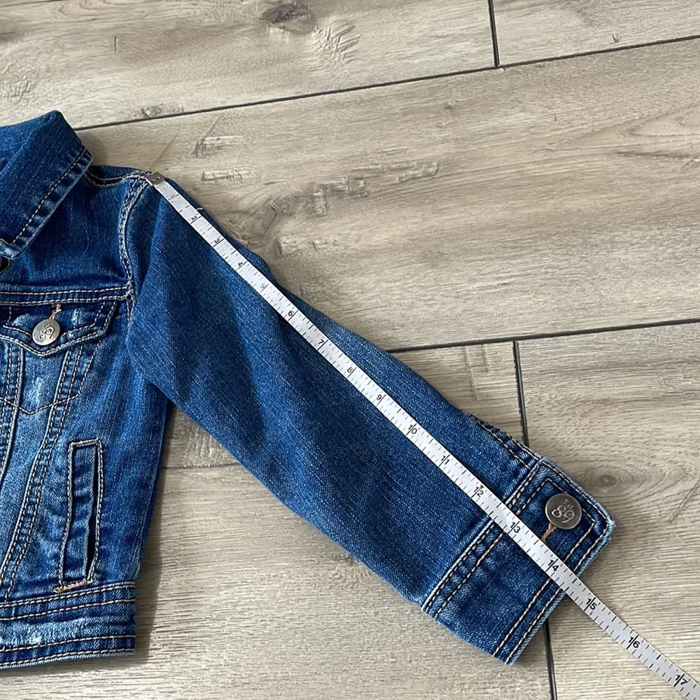 The Children’s PLACE Toddler Girl Denim Jacket Size XS (4)